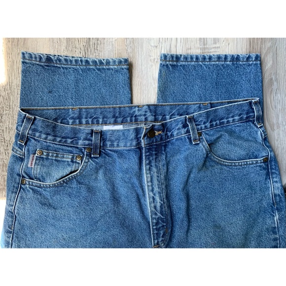 Carhartt : traditional fit work distressed jeans - Picture 2 of 12